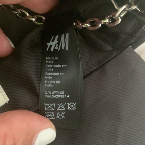 NWT H & M Black Beaded Shoulder Bag - Picture 12 of 17